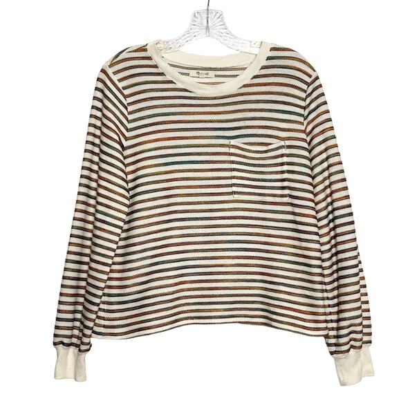Madewell Multicolor Striped Blouse - Picture 2 of 6